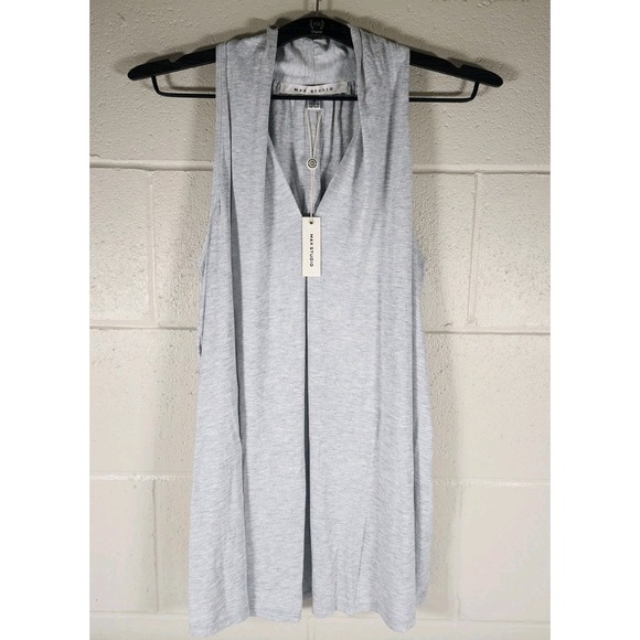 Max Studio Womens Loose Sleeveless Gray Tank Club Casual Size Medium - Picture 11 of 11